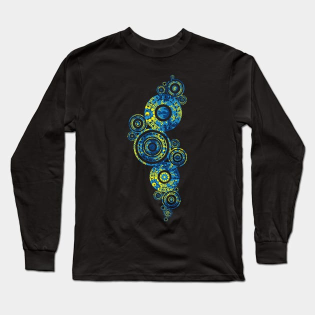 Aboriginal Art - Paisley Circles Long Sleeve T-Shirt by hogartharts